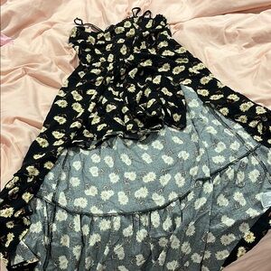 Missoni for Target Black and White Ruffled Tiered Sundress